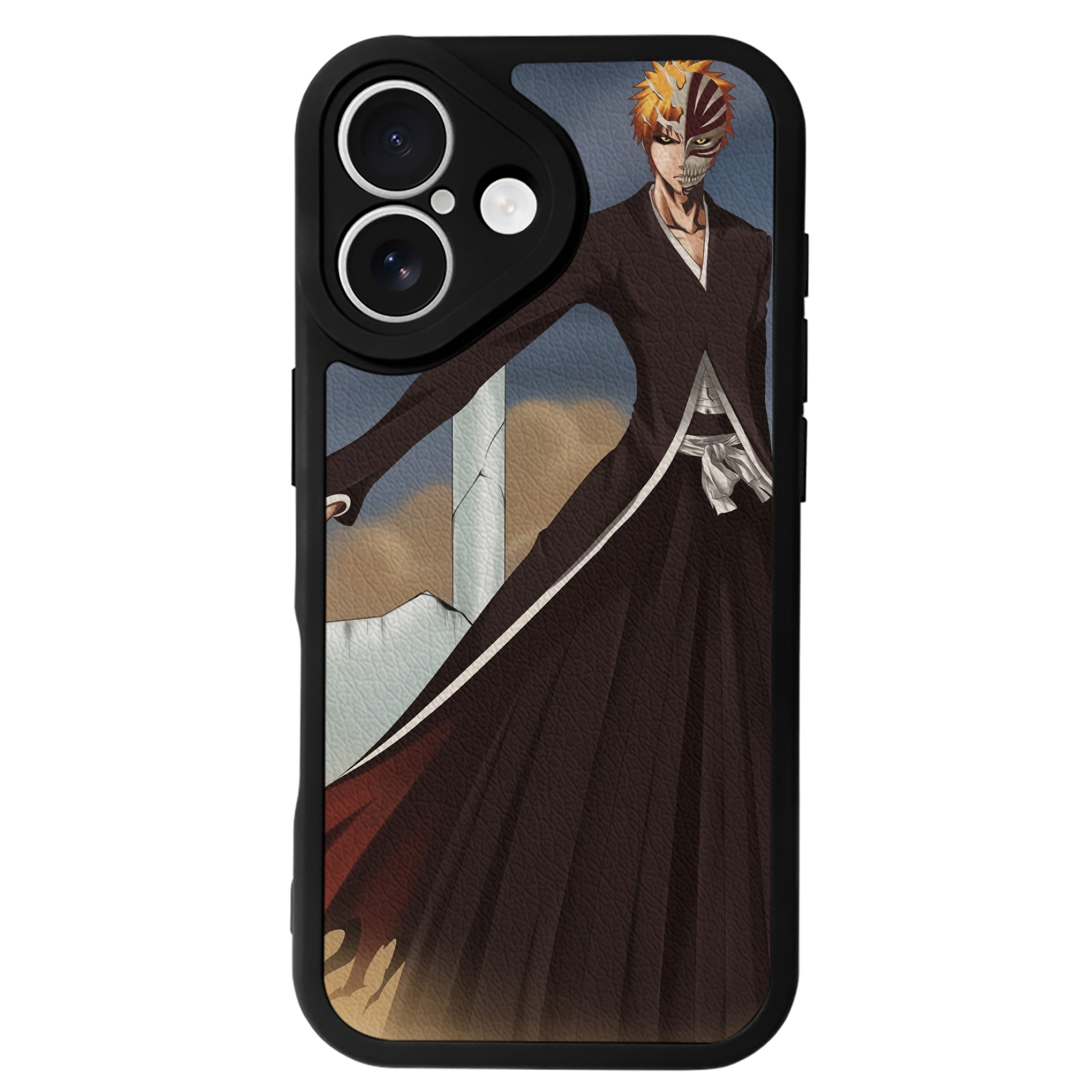 （画像用） ブリーチ BLEACH 【iPhone 16シリーズ対応】シリコンスマホケース（レザー調） 材質：シリコン